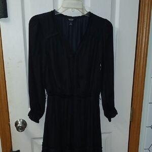 Simply Vera Vera Wang Black Long Sleeve Dress